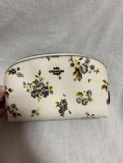 COACH 花柄ポーチ