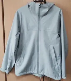 値下げ中〜UNIQLO ブロックテックパーカー　グレー　S