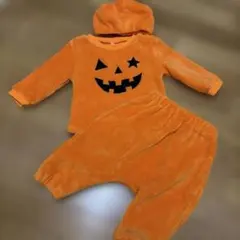 ハロウィン かぼちゃ 着ぐるみ パジャマ 上下セット 帽子付き