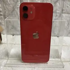 画面破損あり動作良好！iPhone 12レッド 本体のみ バッテリー76%
