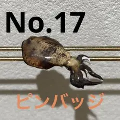 魚ピンバッジ　　　アオリイカver