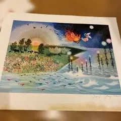 モリタロウ様向け！藤城清治！四季の歌！7月！レフグラフ！世界限定品！ モリタロウ様向け！藤城清治！四季の歌！7月！レフグラフ！世界