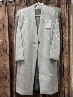 A day in the life グレー ロングコート 36