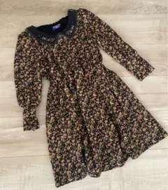 ANNA SUI mini花柄ワンピース ドレス 130