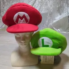 マリオ ルイージ キャップセット スーパーマリオ ユニバーサルスタジオジャパン