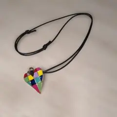 カラフルハート型 ネックレス