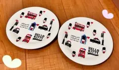 ❤︎【激レア‼️】磁器製ハローキティのロンドン柄プレート2枚セット❤︎