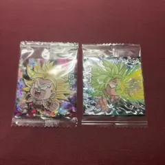 超希少ドラゴンボール 超戦士シールウエハース ブロリー 2枚セット　シ