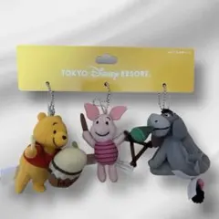 ディズニー マスコットストラップ 3体セット プーさん ピグレット イーヨー