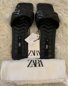 ザラレザーサンダル Zara Leather Sandal 36のサムネイル