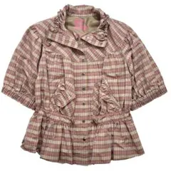 BURBERRY BLUE LABEL チェック柄 半袖ジャケット ビンテージのサムネイル