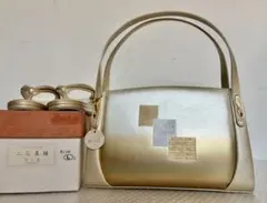 彩小径 和装小物 ゴールド 和装用バッグ 草履セット