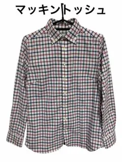 マッキントッシュフィロソフィー　チェック　シャツ　M 美品