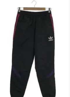 adidas ジョガーパンツ ブラック/パープル/レッド