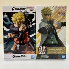 NARUTO フィギュア 2体 ナルト ミナト Grandista 忍界造形列伝