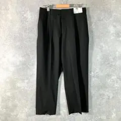 UNIQLO　タックワイドパンツ　XXL ブラック　スラックス　ワンタック