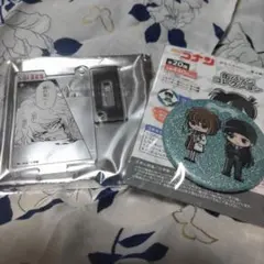 名探偵コナン　缶バッチ＆アクリルキーホルダーセット