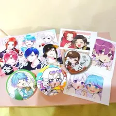 いれいす　缶バッチ　チェキ風トレカ　写真風カード　ハート型缶バッチセット