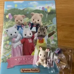 シルバニアショコラウサギの赤ちゃん クリアファイル付