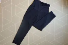 マタニティスマートアンクルパンツ　ユニクロ　UNIQLO Mサイズ　ネイビー