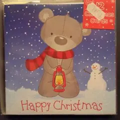 12枚入りクリスマスカードセット