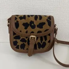 ヒョウ柄 ショルダーバッグ