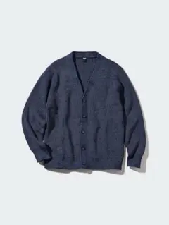 ミドルゲージVネックカーディガン　カラー: 67 BLUE