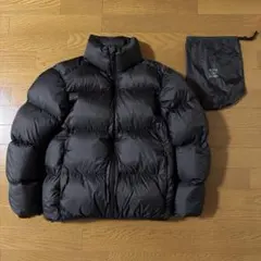 美品UNIQLOユニクロウルトラライトダウンボリュームジャケットサイズMカラー黒