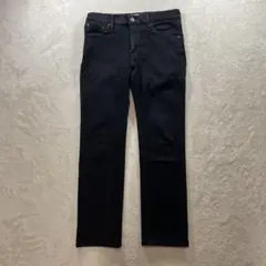 【F2462】Big John スリムジーンズ 30インチ ブラックのサムネイル