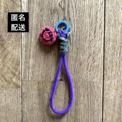 かぎ編み　キーリング　キーホルダー　チャーム　パラコードキーホルダー 2