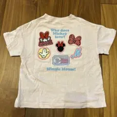 ミニーマウス Tシャツ　futafuta ピンク　90サイズ