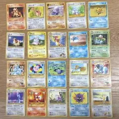 旧裏 ポケモンカード まとめ売り 全てノーマル 20枚