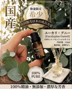 【レア】ユーカリグニー 精油 10ml エッセンシャルオイル　アロマオイル 国産のサムネイル