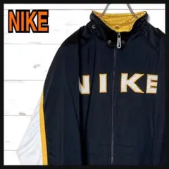 《超希少》NIKE スウッシュ刺繍　ブルゾン　ドローコード付き　S