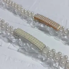 帯締め　成人式　結婚式　着物　和装　帯飾り　飾り紐　パール　レース　素敵女子