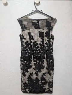 Diagram グレースコンチネンタル コード刺繍ドレス