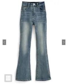 セミフレアデニムパンツ[cu508]