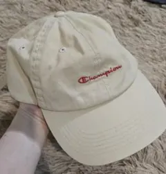 【Champion】ベージュ キャップ 帽子