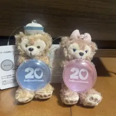 ダッフィー＆フレンズ 20周年　カラフルハピネス　ぬいぐるみチャーム