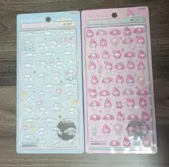 ボンボンドロップシールミニ　シナモロール＆マイメロ