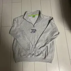 1月8日まで1000円引き！美品HUFハーフジップトレーナーM