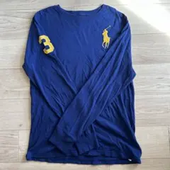 POLO RALPH LAUREN ネイビー 長袖Tシャツ L/G