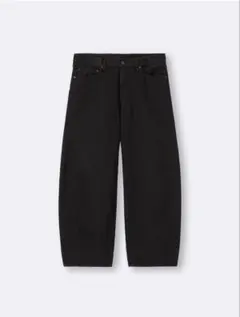 バレルレッグジーンズ　ブラック 31インチ 09BLACK