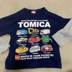TOMICA トミカ ミニカー 長袖 カットソー 110