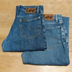 Lee デニム ブルー ストレート 2本セット W28