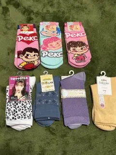 婦人 レディース 靴下 くつ下 ソックス 7足 セット まとめ売り ペコちゃん他のサムネイル