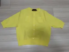 最終値下げ CABaN ファインポリエステル 半袖カーディガン ピンク