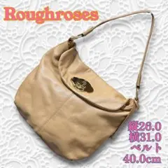 【希少】Rough Roses 本革 ショルダーバッグ ローズ裏地 キャメルのサムネイル
