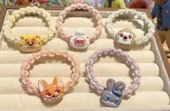 ズートピア　ヘアゴム　まとめ売り　5種