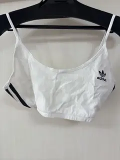 adidas Originals キャミソール ホワイト ショート丈　ブラトップのサムネイル